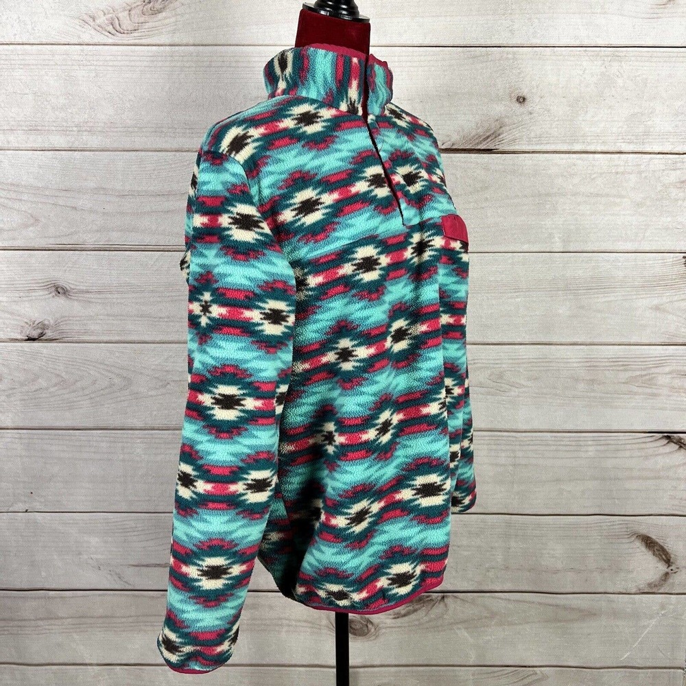 Patagonia Synchilla Aztec Tribal Fleece Snap T Pullover - Picture 8 of 14